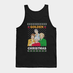 golden christmas Tank Top